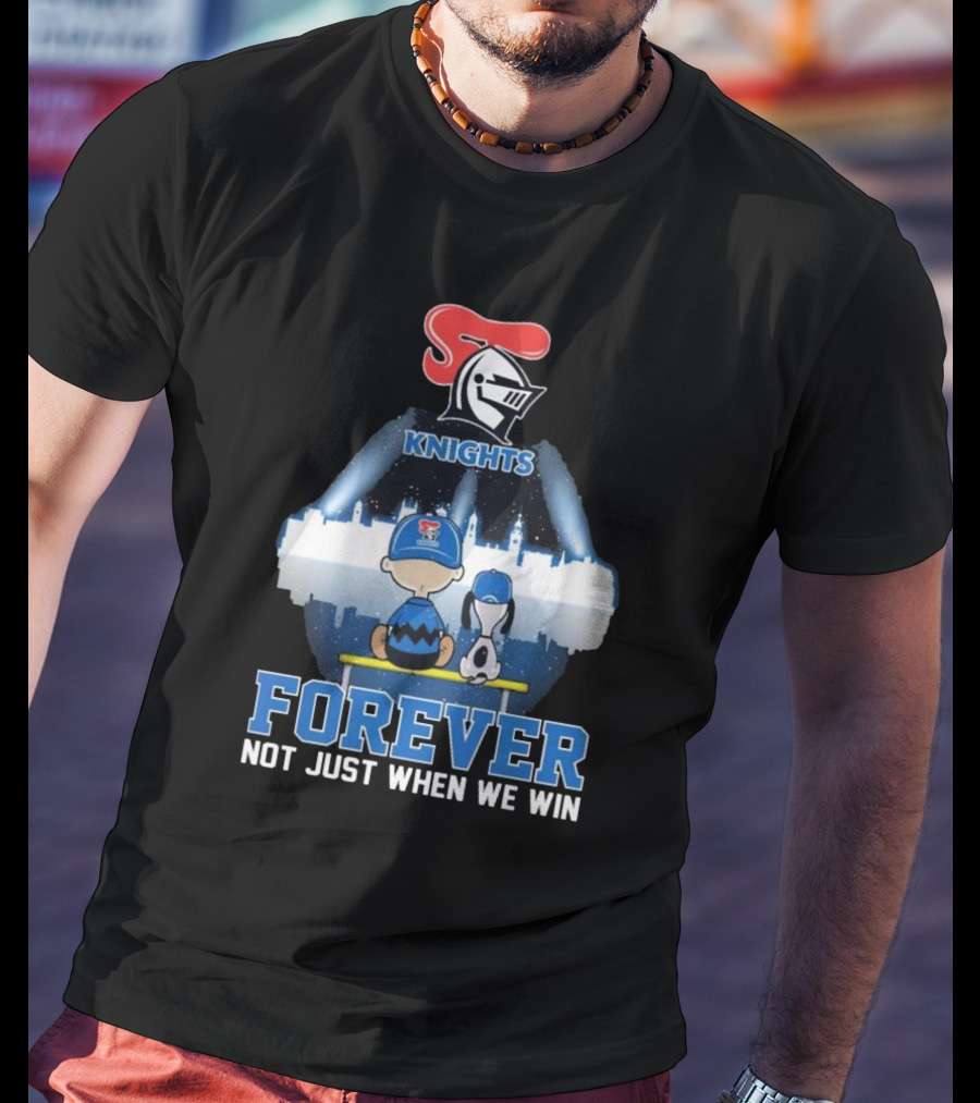 Knights Forever Charlie Brown Snoopy Not Just When We Win T-Shirt