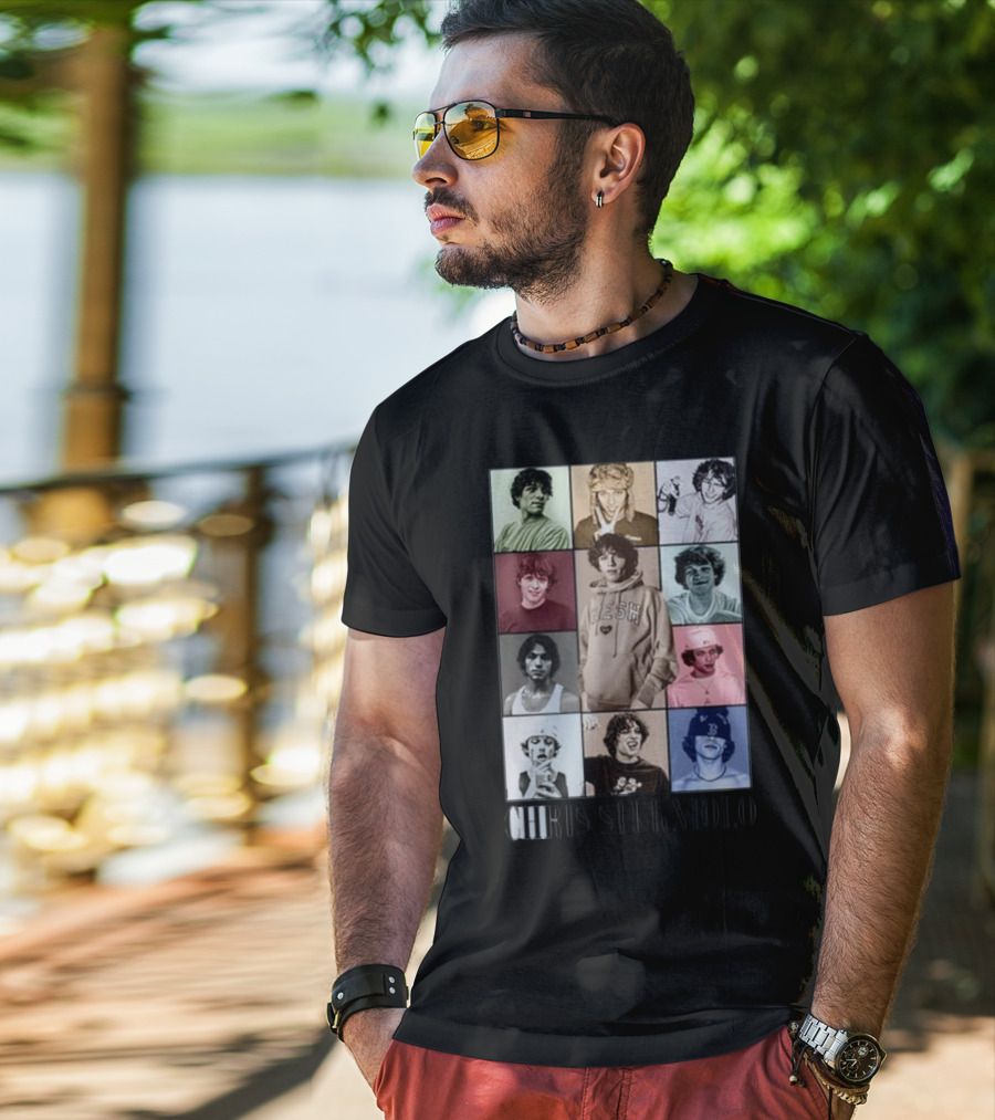 Fuzeprint Chris Sturniolo Multicolor Portrait Grid Collection T-Shirt