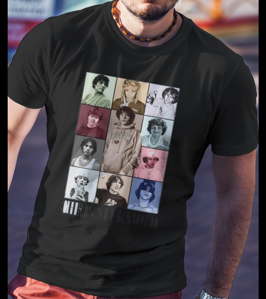 Fuzeprint Chris Sturniolo Multicolor Portrait Grid Collection T-Shirt
