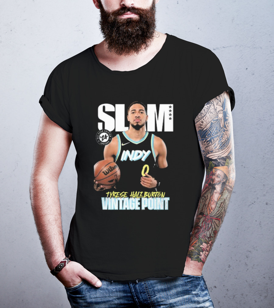 SLAM All-Star Vintage Point Tyrese Haliburton Indy Vol 4 T-Shirt