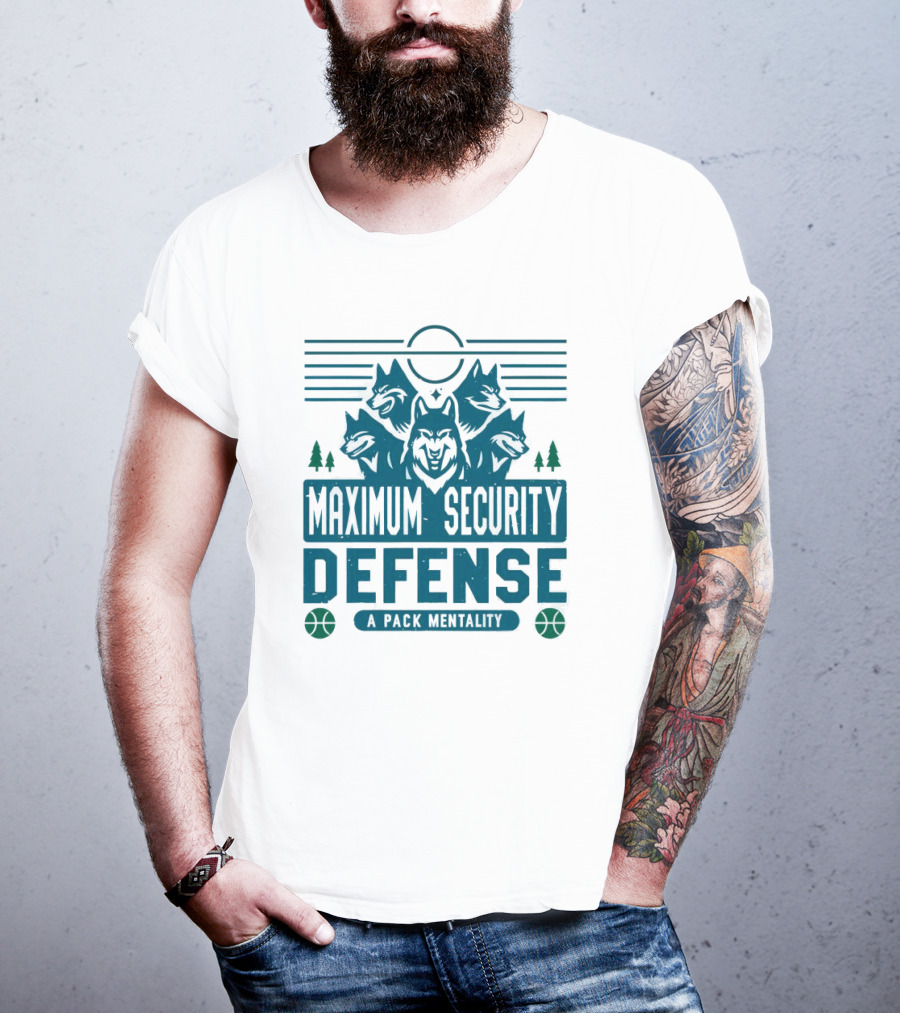 Maximum Security Defense A Pack Mentality Minnesota Timberwolves T-Shirt