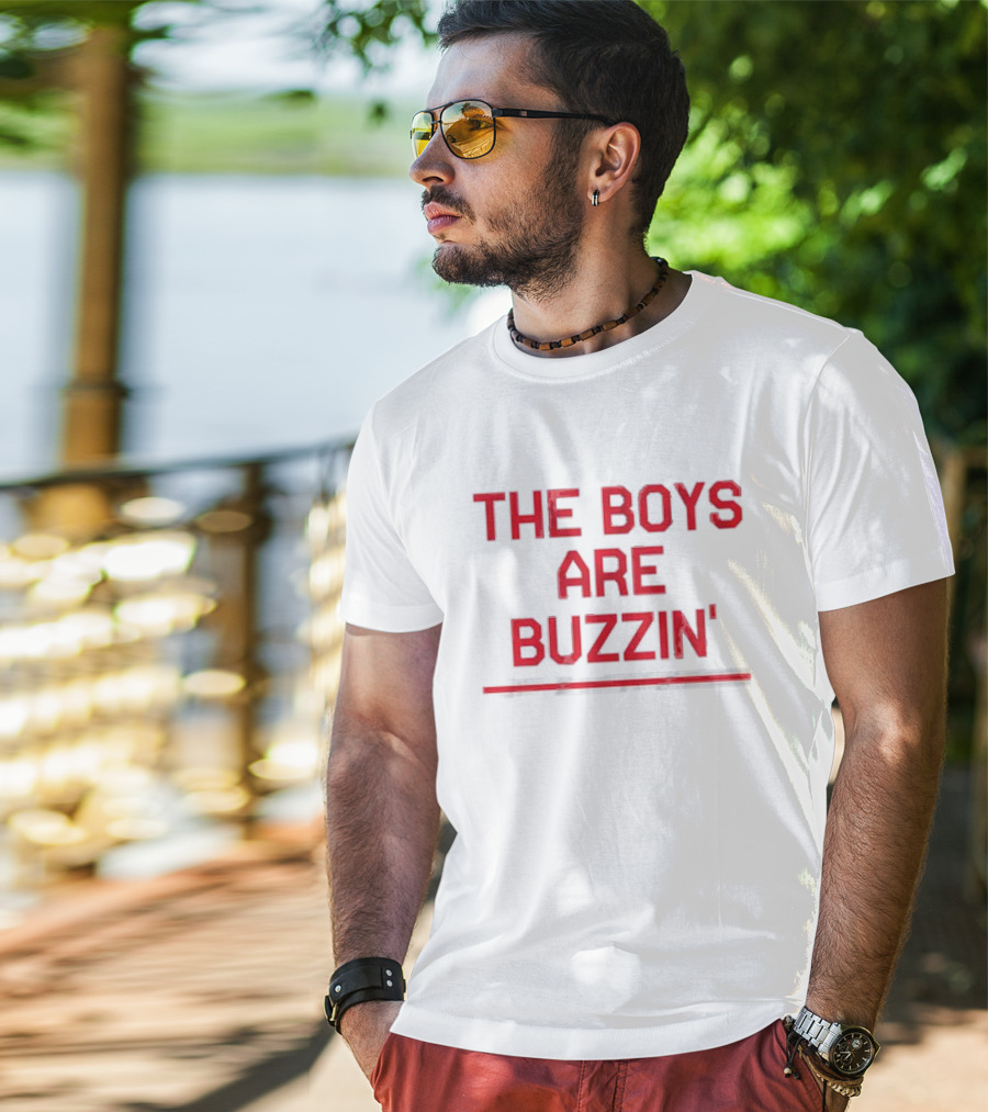New York Rangers The Boys Are Buzzin’ Excitement In T-Shirt