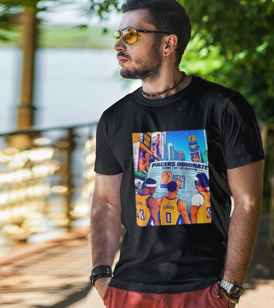 Pacers Dominate Game 7 In The Garden Broad Street Victory Highlights T-Shirt