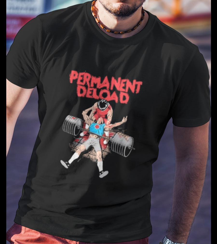 Raskol Permanent Deload Lifting Anime Manga T-Shirt