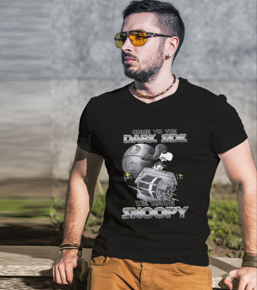 Come To The Dark Side We Have Snoopy Star Wars T-Shirt