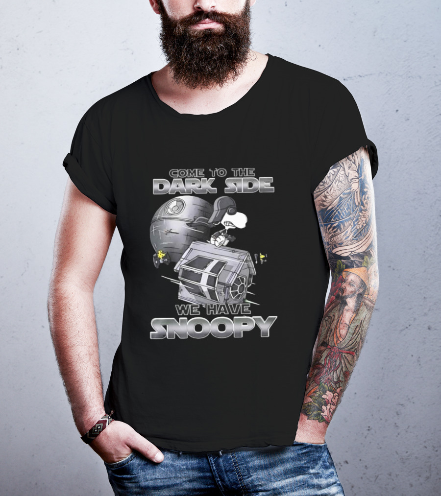 Come To The Dark Side We Have Snoopy Star Wars T-Shirt