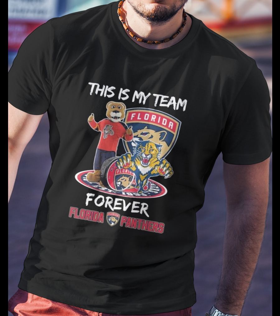 This Is My Team Forever Florida Panthers Mascot T-Shirt