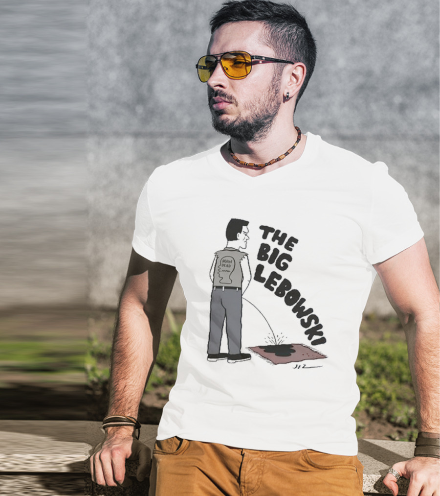 Brain Dead X The Big Lebowski Rug Scene Comic T-Shirt