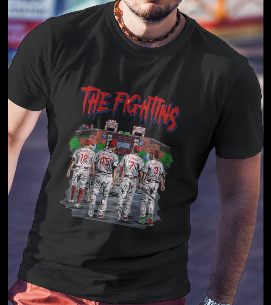 The Fightins Defend The Bank Philadelphia Phillies Players Stadium T-Shirt
