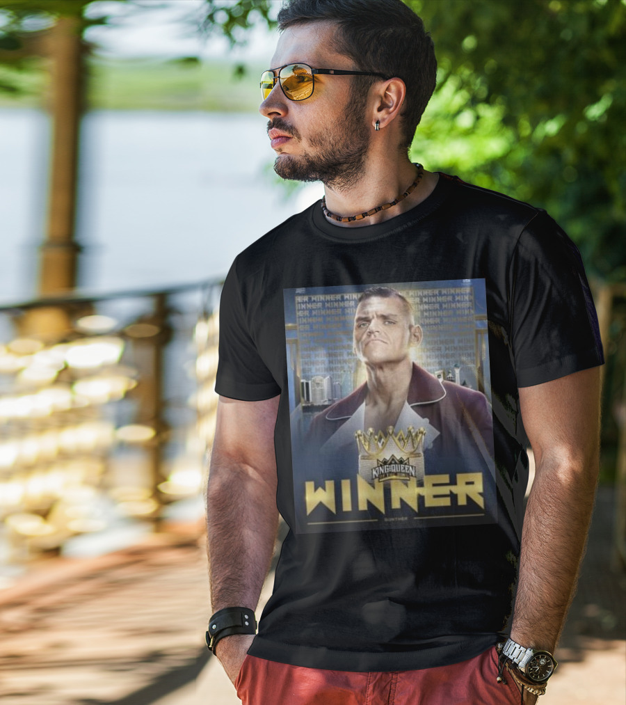 Gunther WWE King And Queen Of The Ring Winner Crown Champion T-Shirt