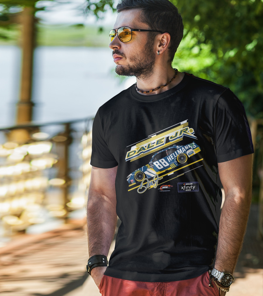 Dale Earnhardt Jr. Hellmann’s No. 88 JR Motorsports NASCAR Xfinity Series Car T-Shirt