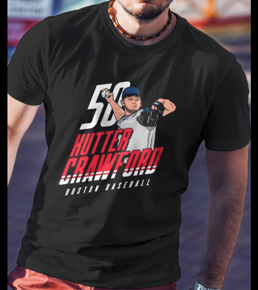 50 Kutter Crawford Boston Baseball T-Shirt