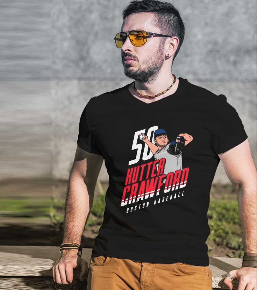 50 Kutter Crawford Boston Baseball T-Shirt