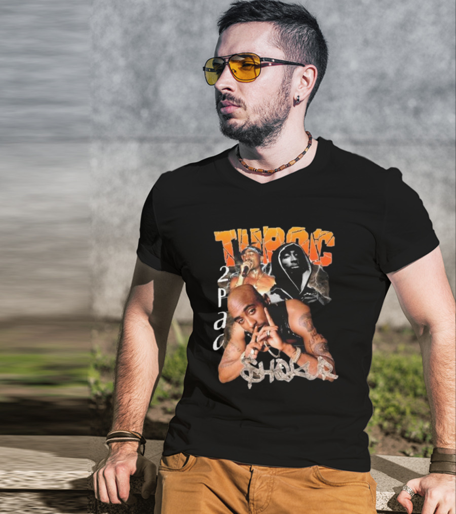 Tupac Shakur 2Pac Rap Legend Makaveli T-Shirt