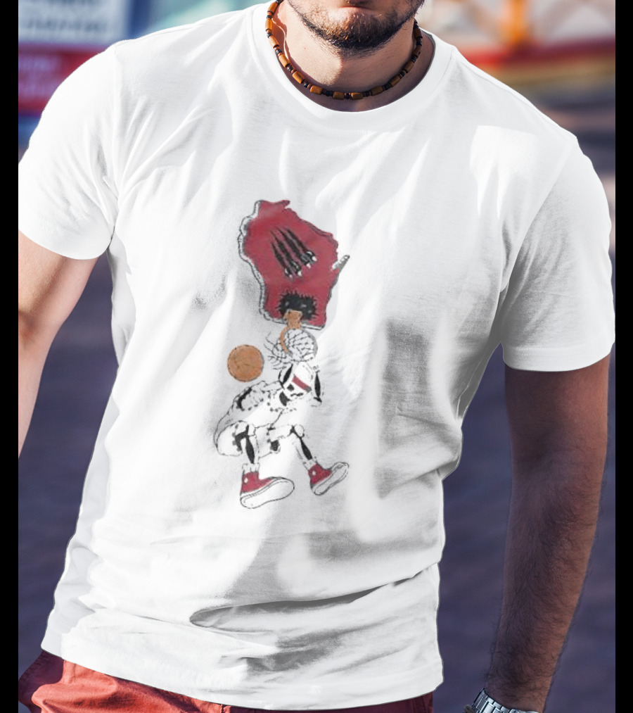 W Skeleton Dunk Basketball Barstool Summer Slam Dunk Essentials T-Shirt