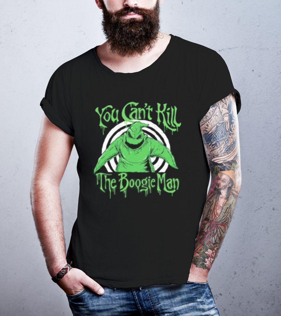 You Can’t Kill The Boogie Man Green Character Circle T-Shirt