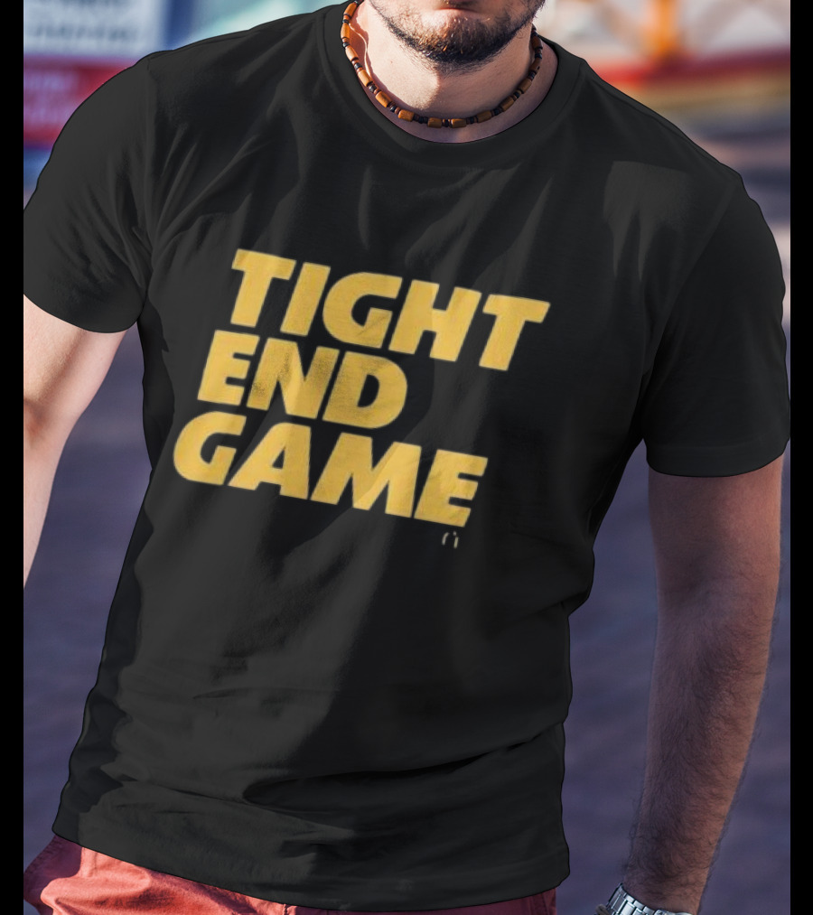 Kansas City Chiefs Tight End Game Yellow T-Shirt