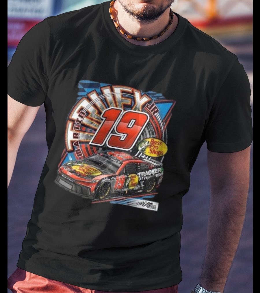 Martin Truex Jr 19 Bass Pro Shops Car Racing Team Collection T-Shirt