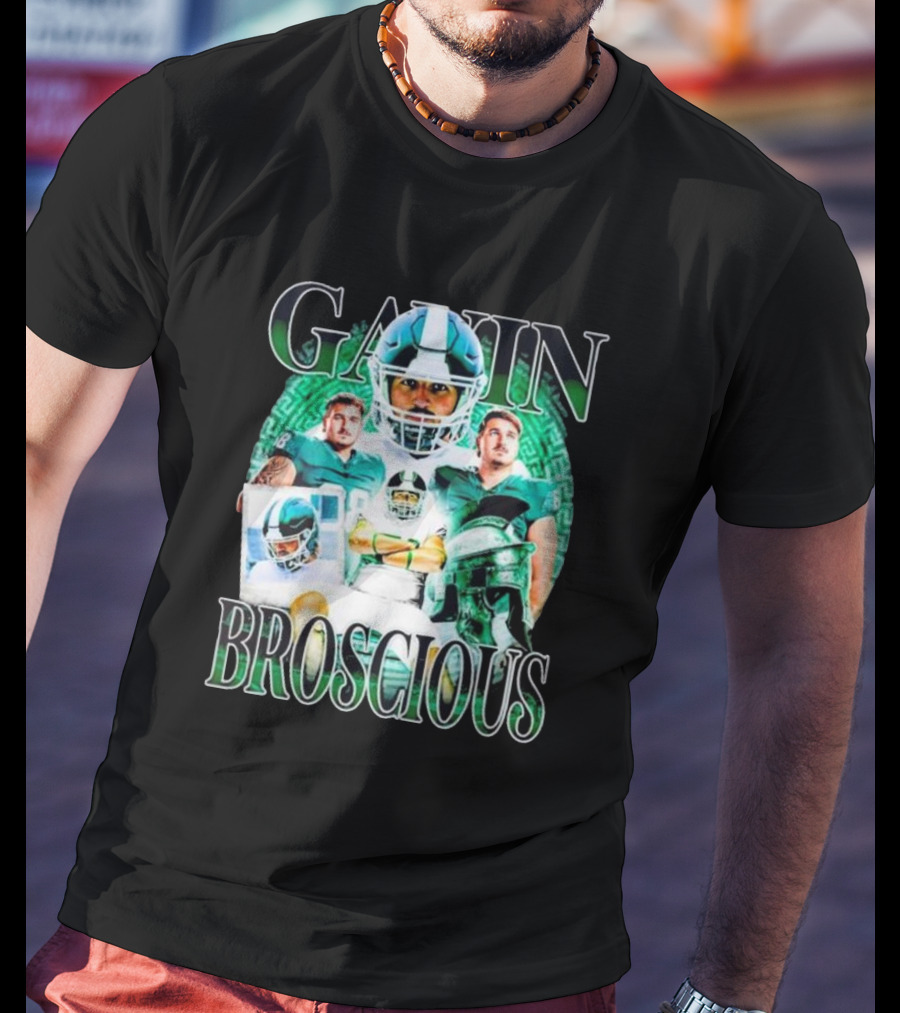 Gain Broscious Football Imagery With Players And Helmet T-Shirt
