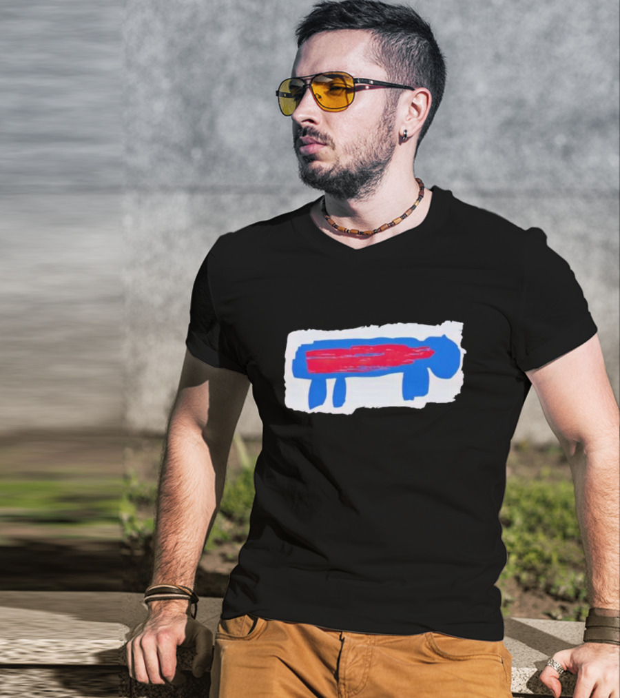Buffalo Bills I Tried My Best Bold Abstract Buffalo T-Shirt