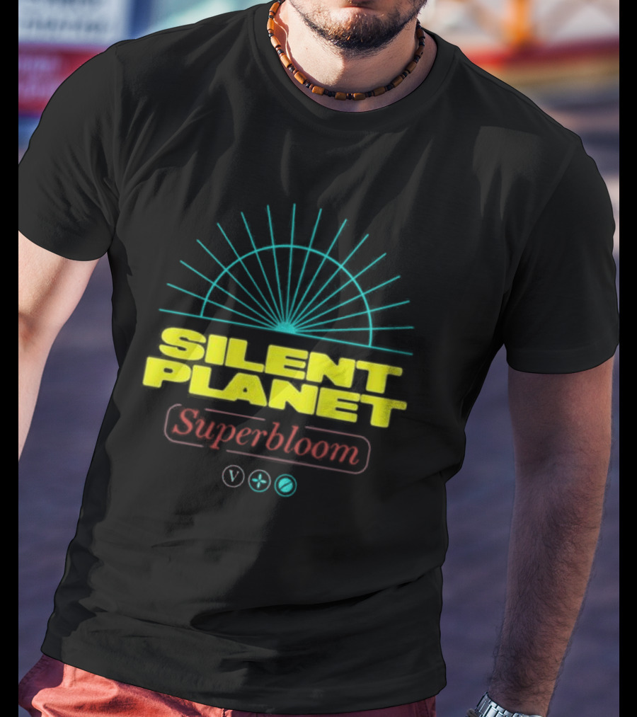 Silent Planet Superbloom Lunar Cycles Custom Windbreaker T-Shirt