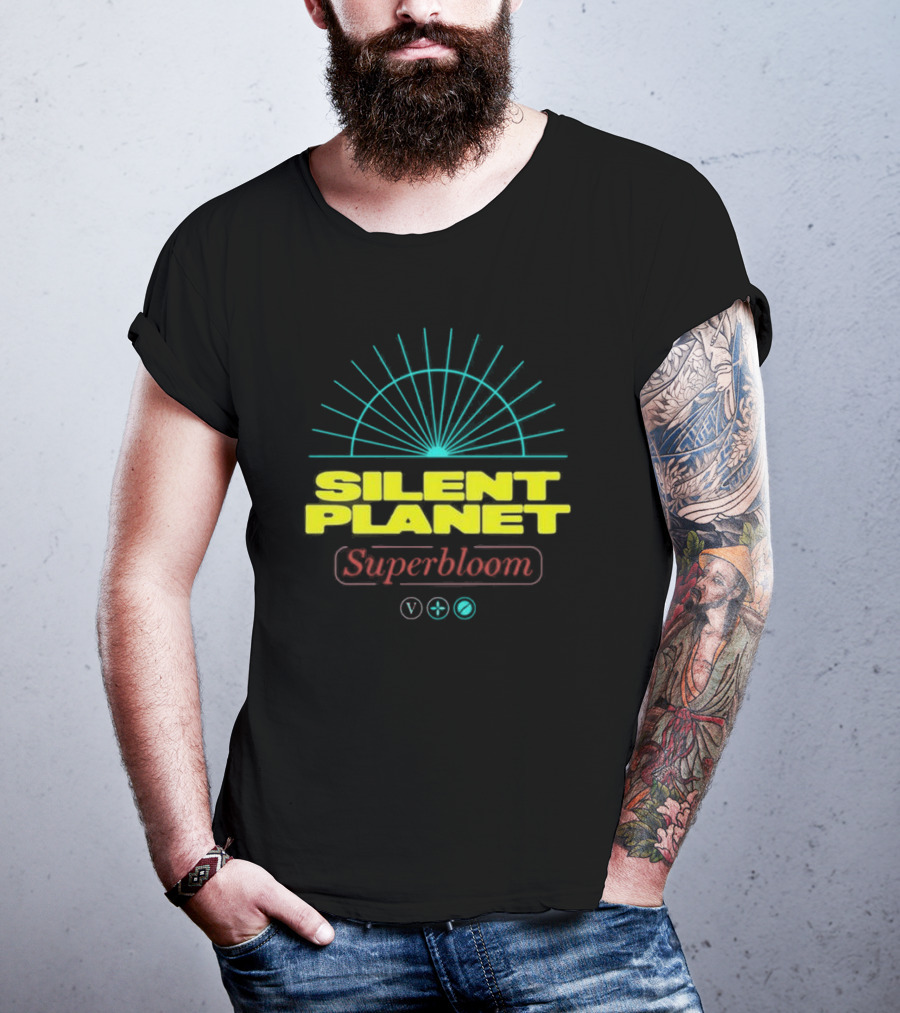 Silent Planet Superbloom Lunar Cycles Custom Windbreaker T-Shirt
