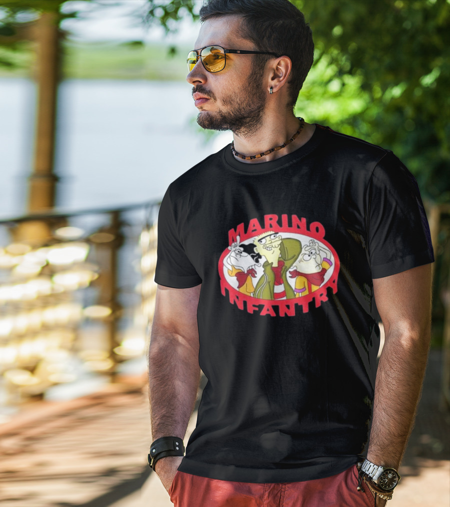 Marino Infantry Ed Edd N Eddy Collaboration Apparel Featuring Iconic Cartoon Characters T-Shirt