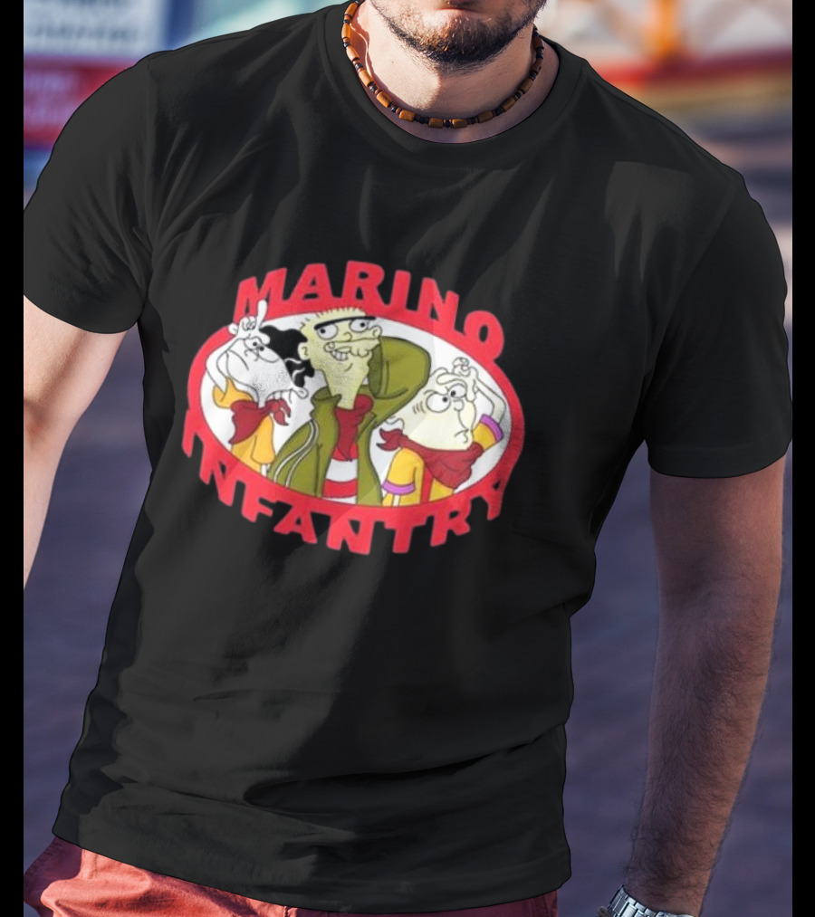 Marino Infantry Ed Edd N Eddy Collaboration Apparel Featuring Iconic Cartoon Characters T-Shirt