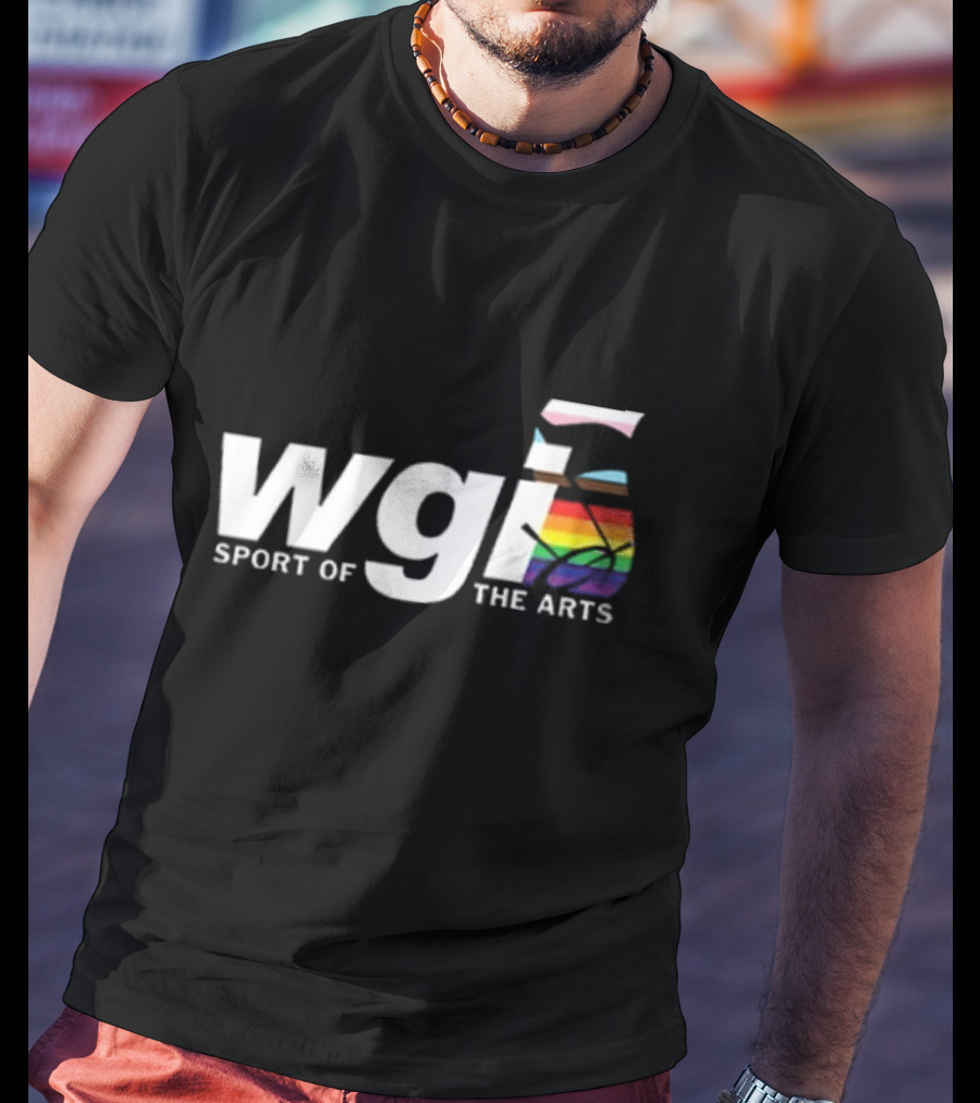 WGI Sport Of The Arts Pride Month Rainbow Flag T-Shirt