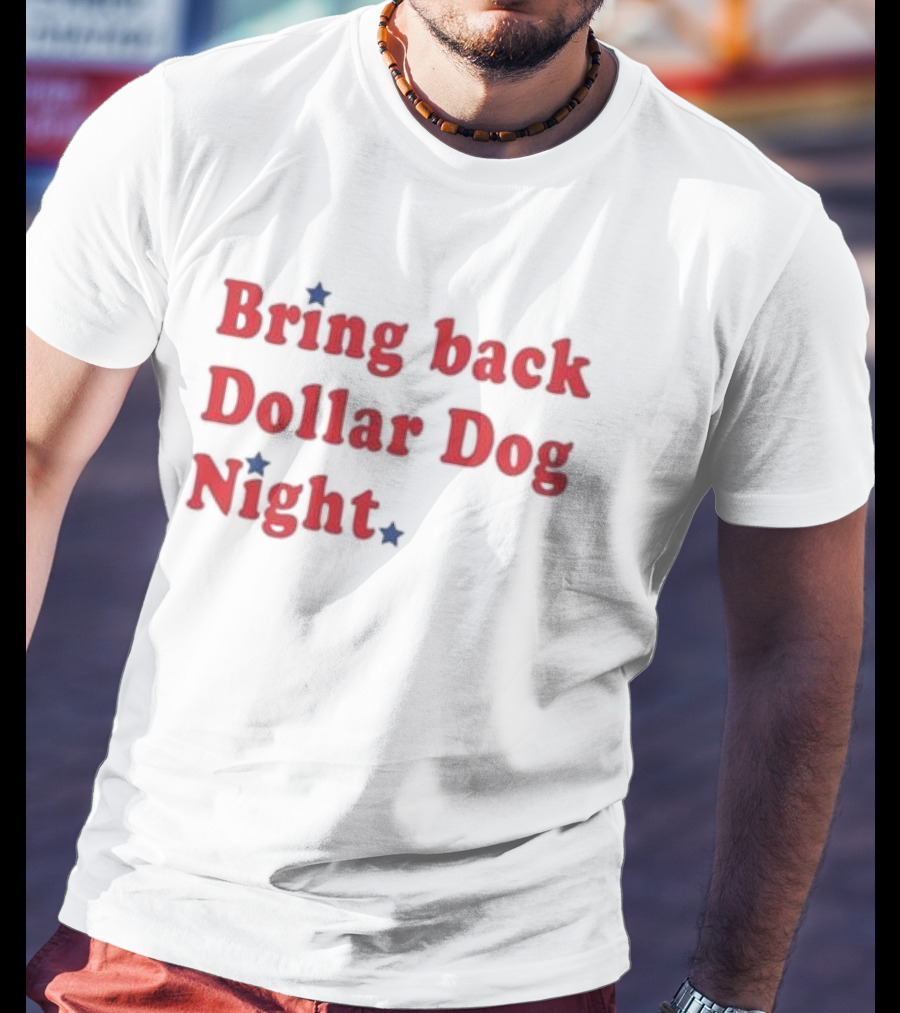 Bring Back Dollar Dog Night Nostalgia With Red Stars T-Shirt