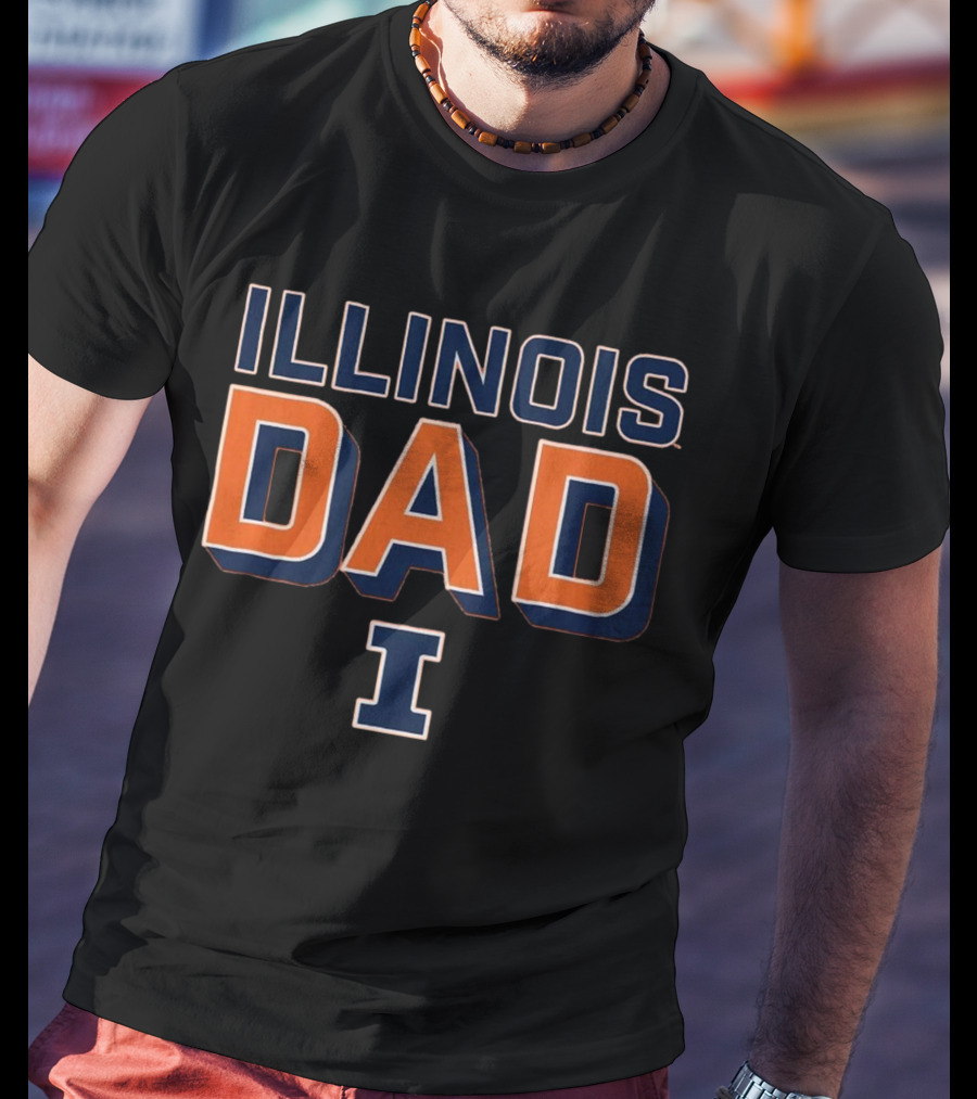 Illinois Dad Fighting Illini T-Shirt