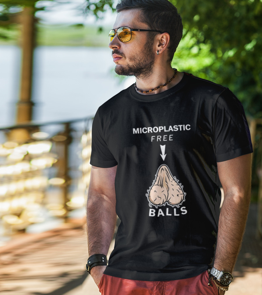 Luke Rudkowski Microplastic Free Balls T-Shirt