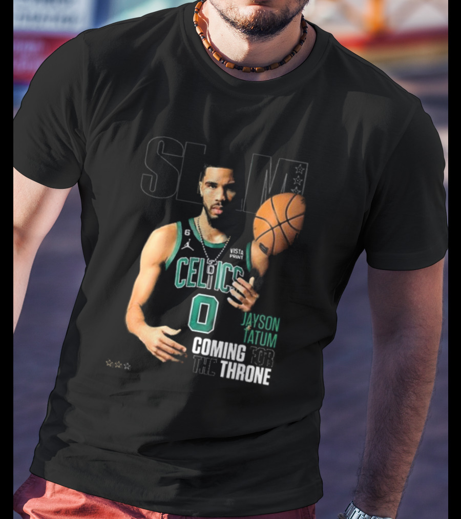 Slam Jayson Tatum Celtics Coming For The Throne T-Shirt