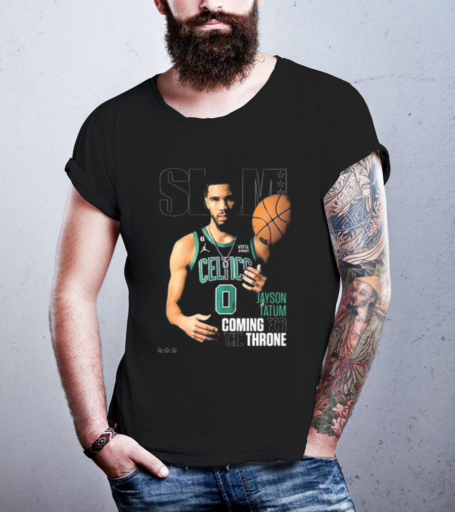 Slam Jayson Tatum Celtics Coming For The Throne T-Shirt