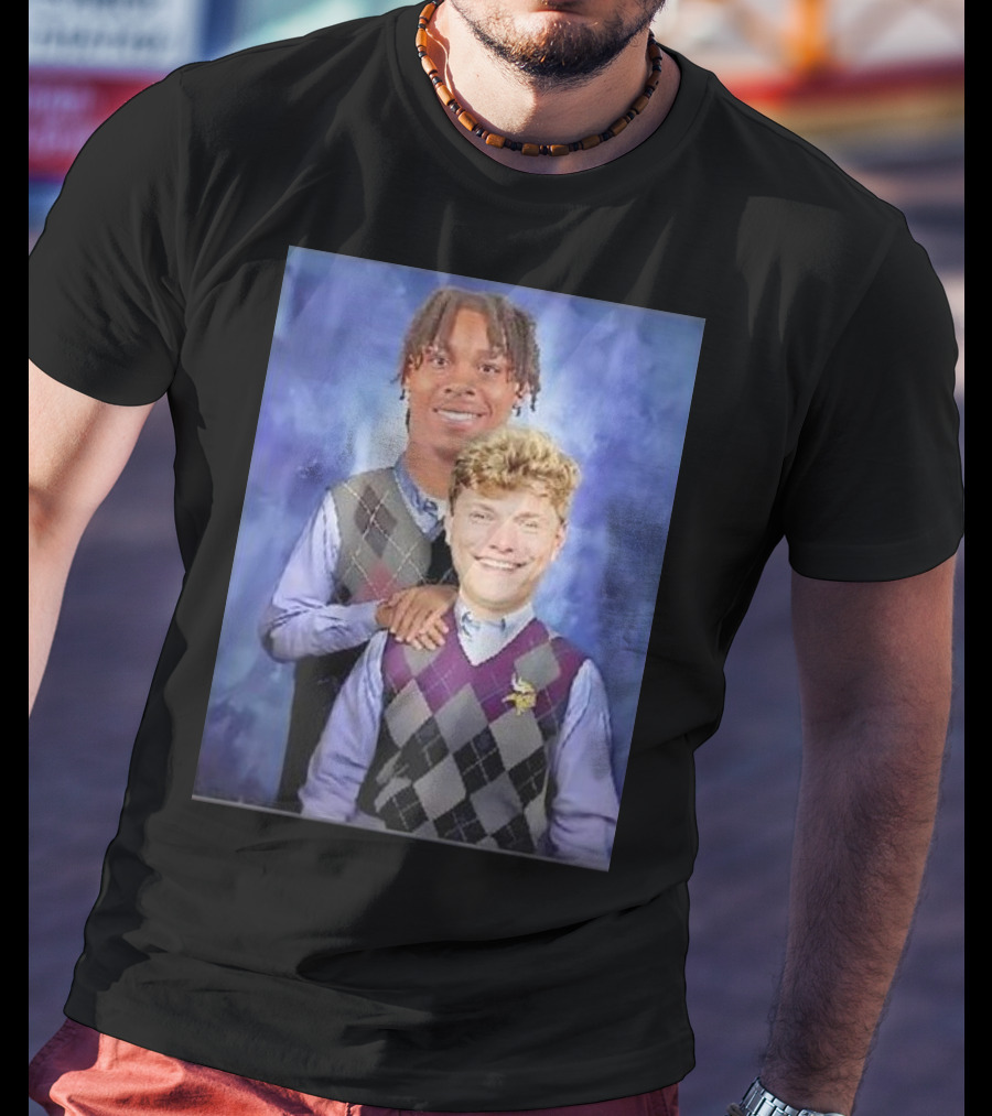 Step Brothers Justin Jefferson JJ McCarthy Minnesota Vikings T-Shirt