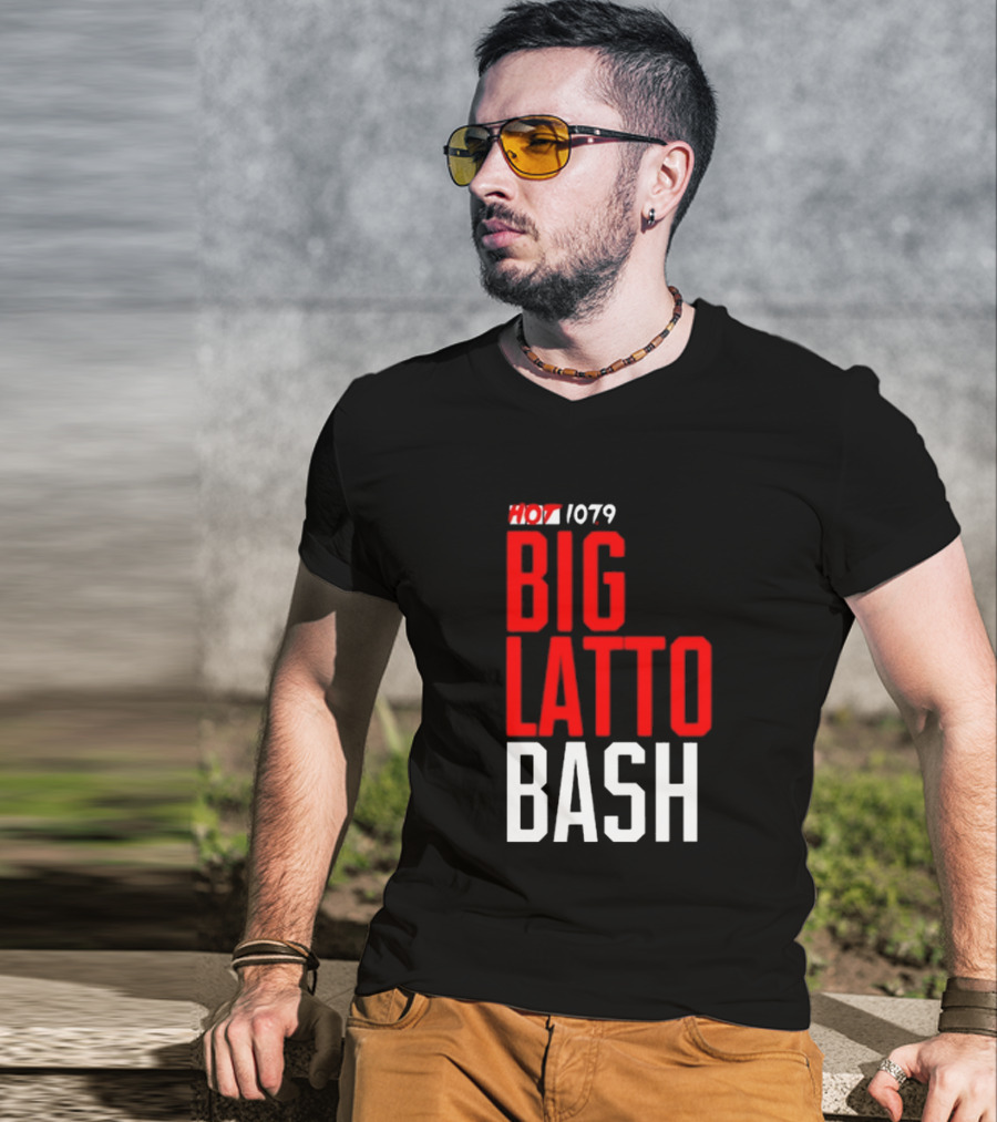 Hot 1079 Big Latto Bash Event Promotion T-Shirt