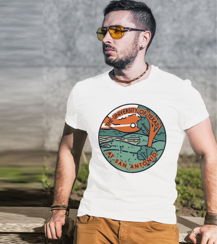Orange UTSA Roadrunners Scenic The University Of Texas At San Antonio Comfort Colors T-Shirt