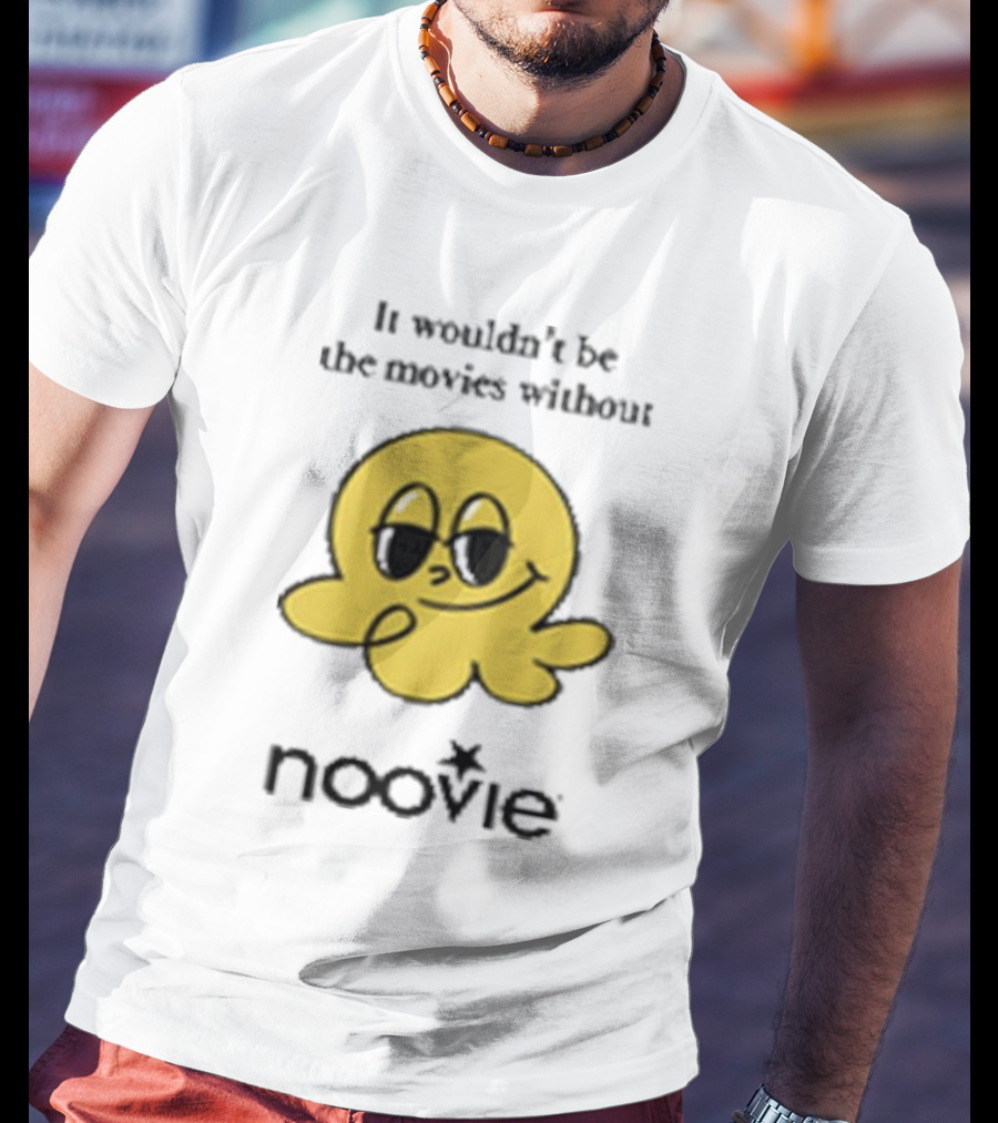 It Wouldn’t Be The Movies Without Noovie Iconic Yellow Mascot T-Shirt