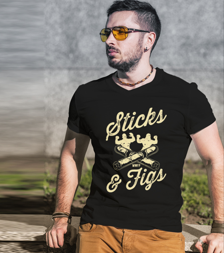 Sticks And Figs MWFP Iconic Arm Flexing Roll T-Shirt