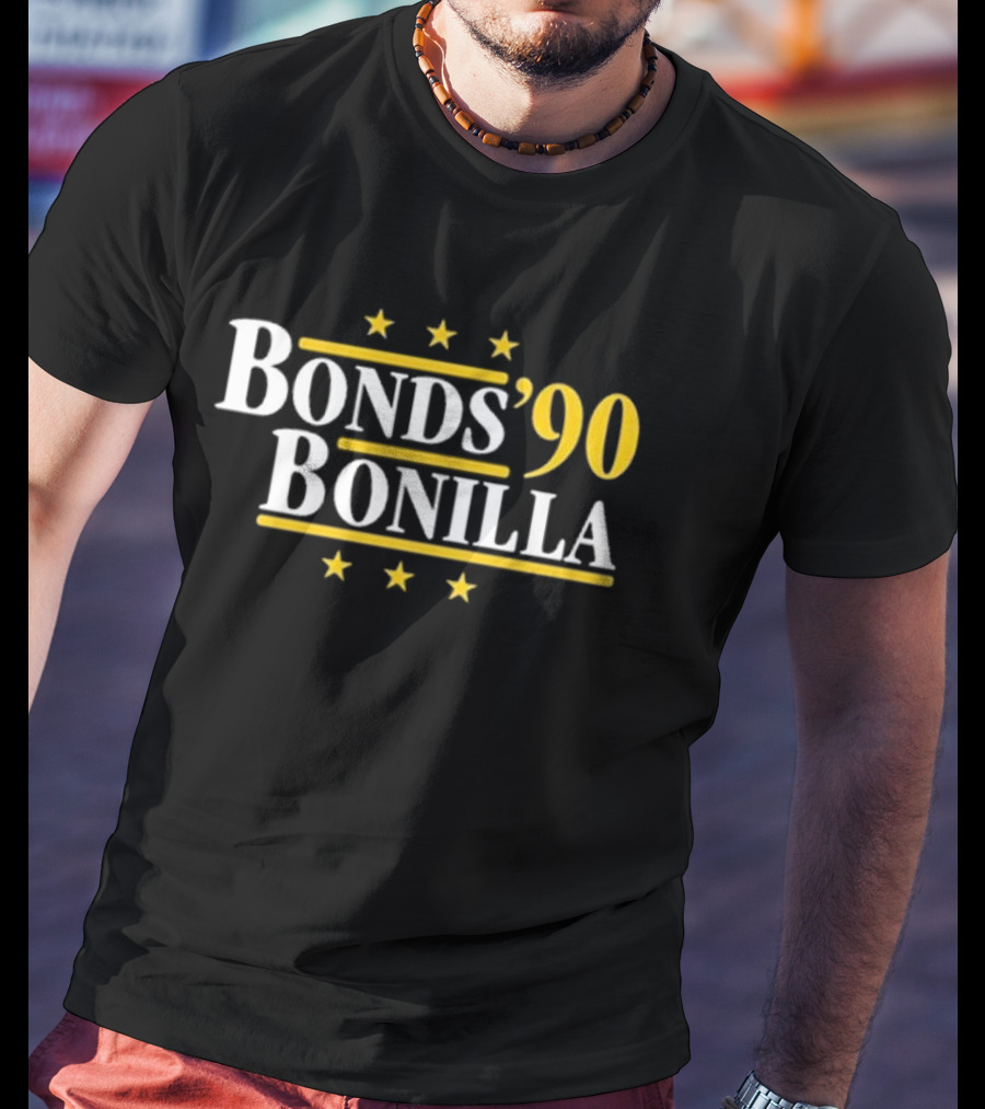 Bonds '90 Bonilla Five Stars Colin Dunlap T-Shirt