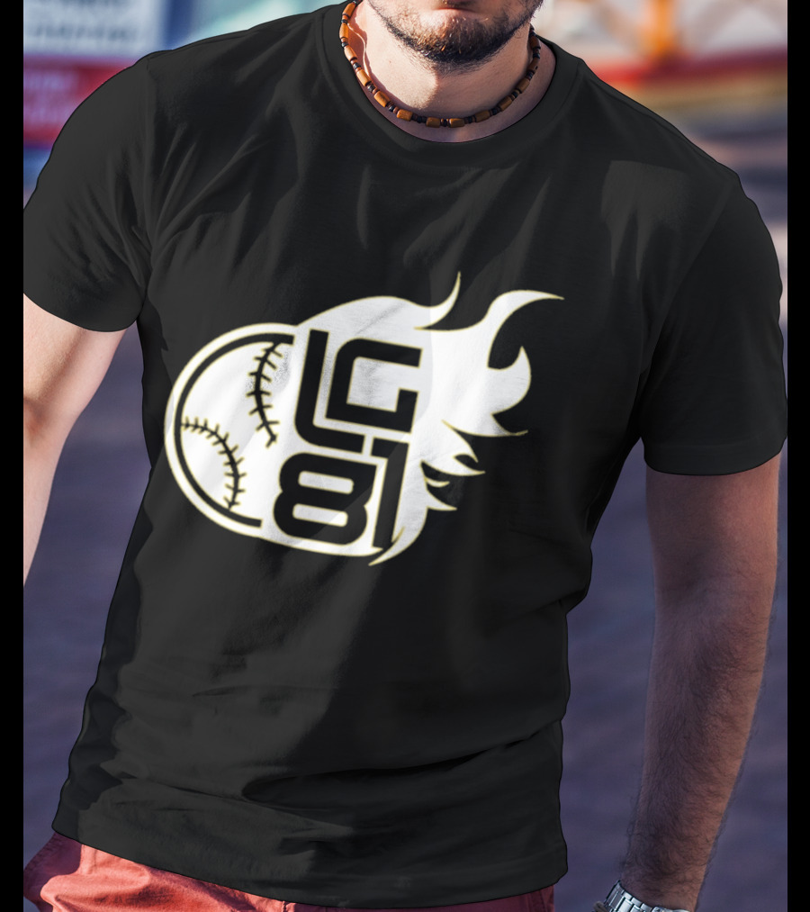 Jeff Passan Luis Gil LG 81 Baseball Flame T-Shirt