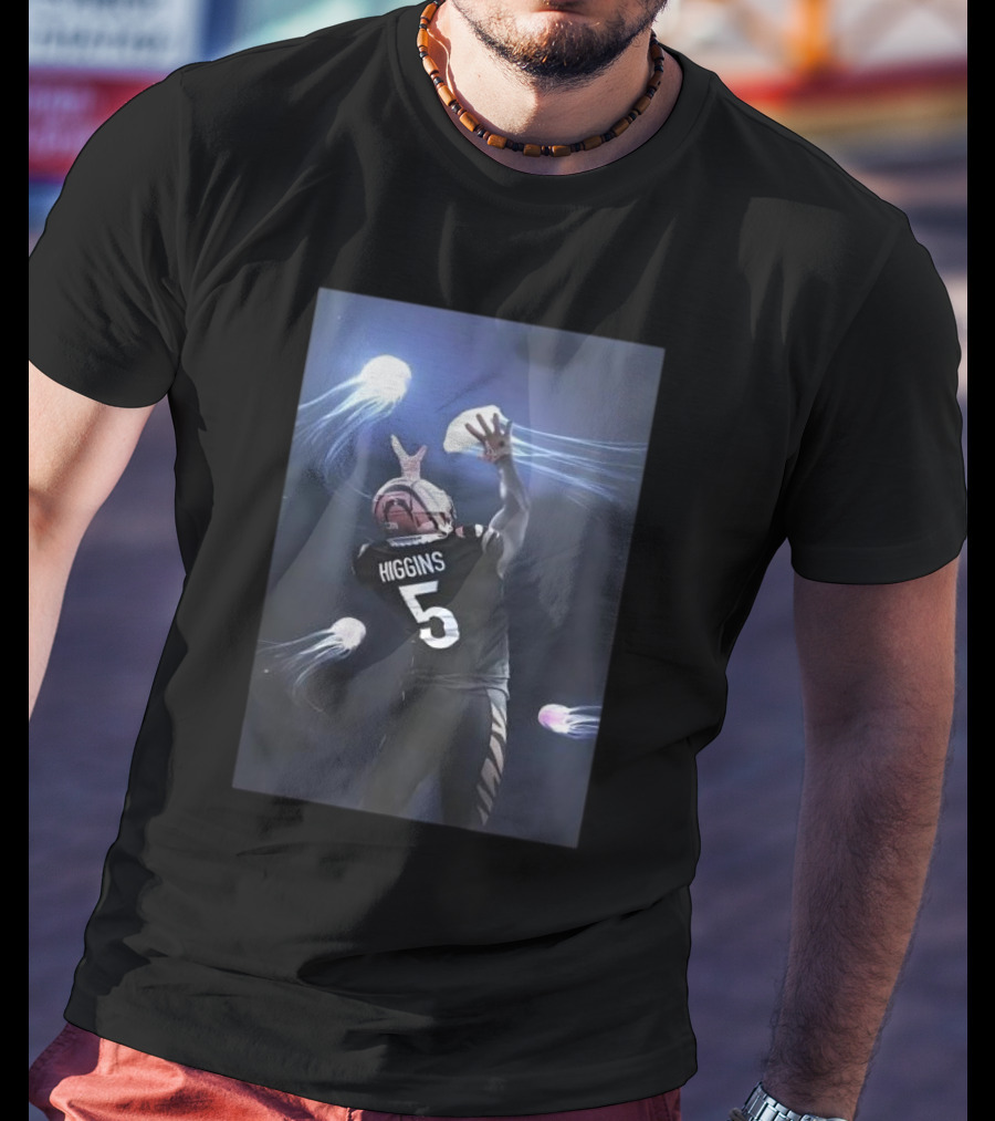 Higgins 5 Football Catching Jellyfish T-Shirt