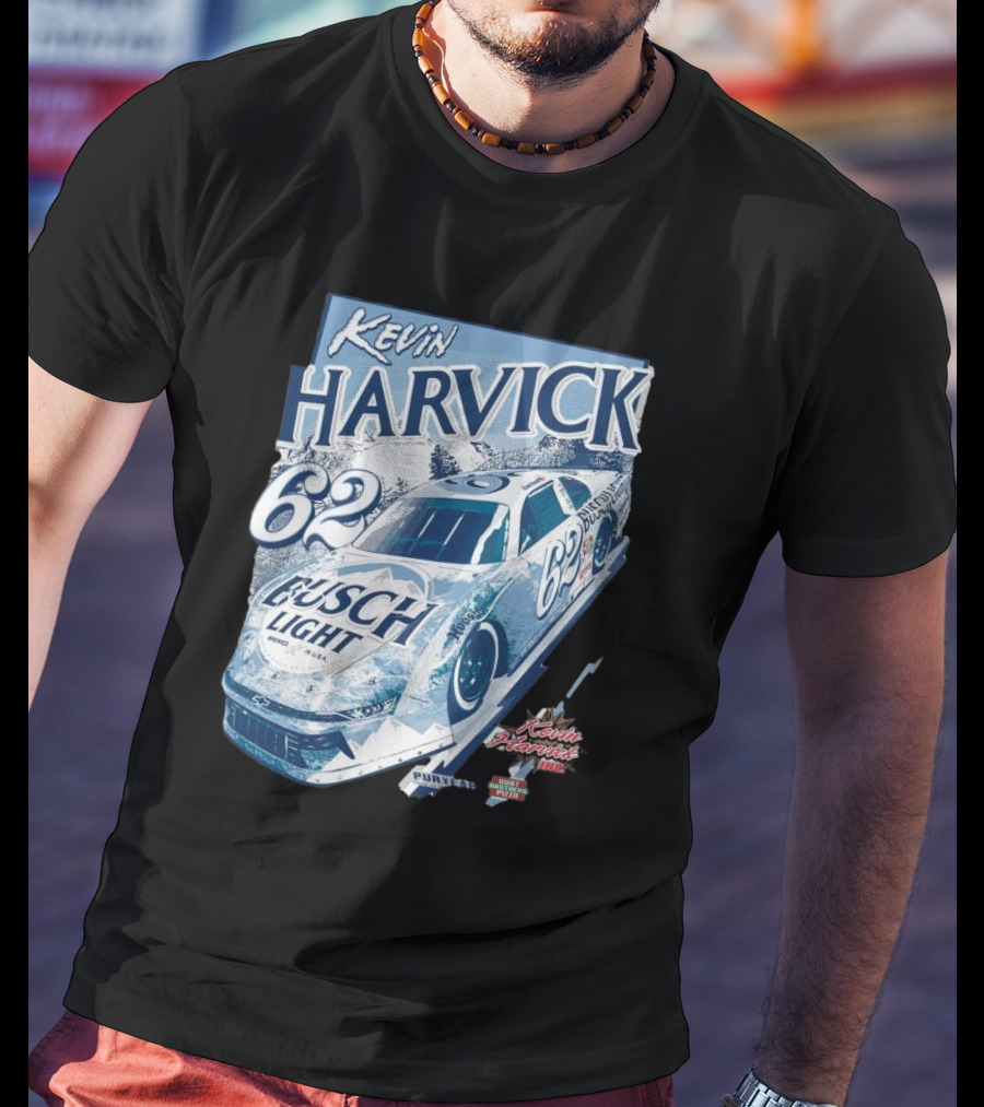 Kevin Harvick 62 Busch Light Racing Car At 5 Flags Speedway June 28 T-Shirt