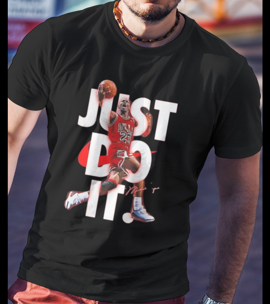 Michael Jordan Just Do It Bulls 23 Signature T-Shirt