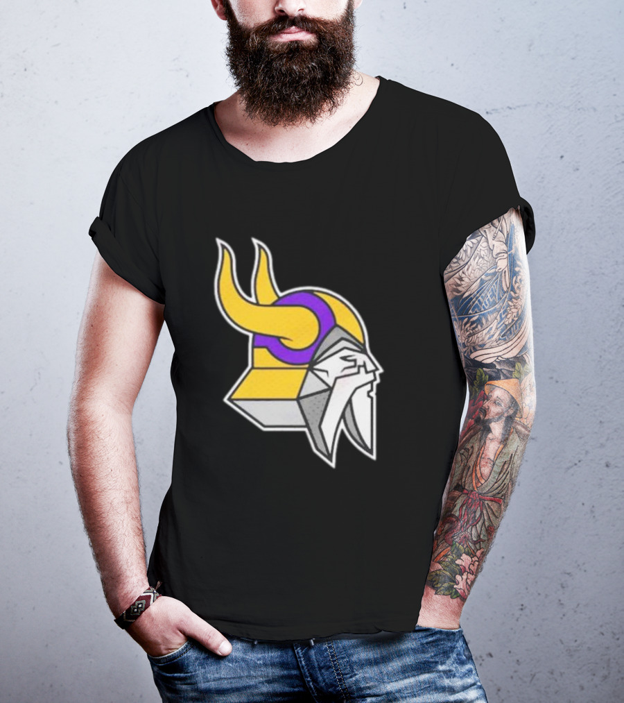 Minnesota Vikings The Chaos Bringers Viking Head T-Shirt