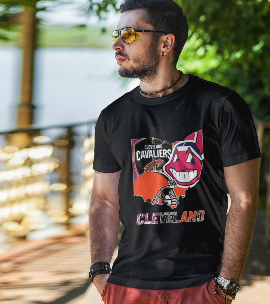 Cleveland Cavaliers Browns Indians Sports Team T-Shirt