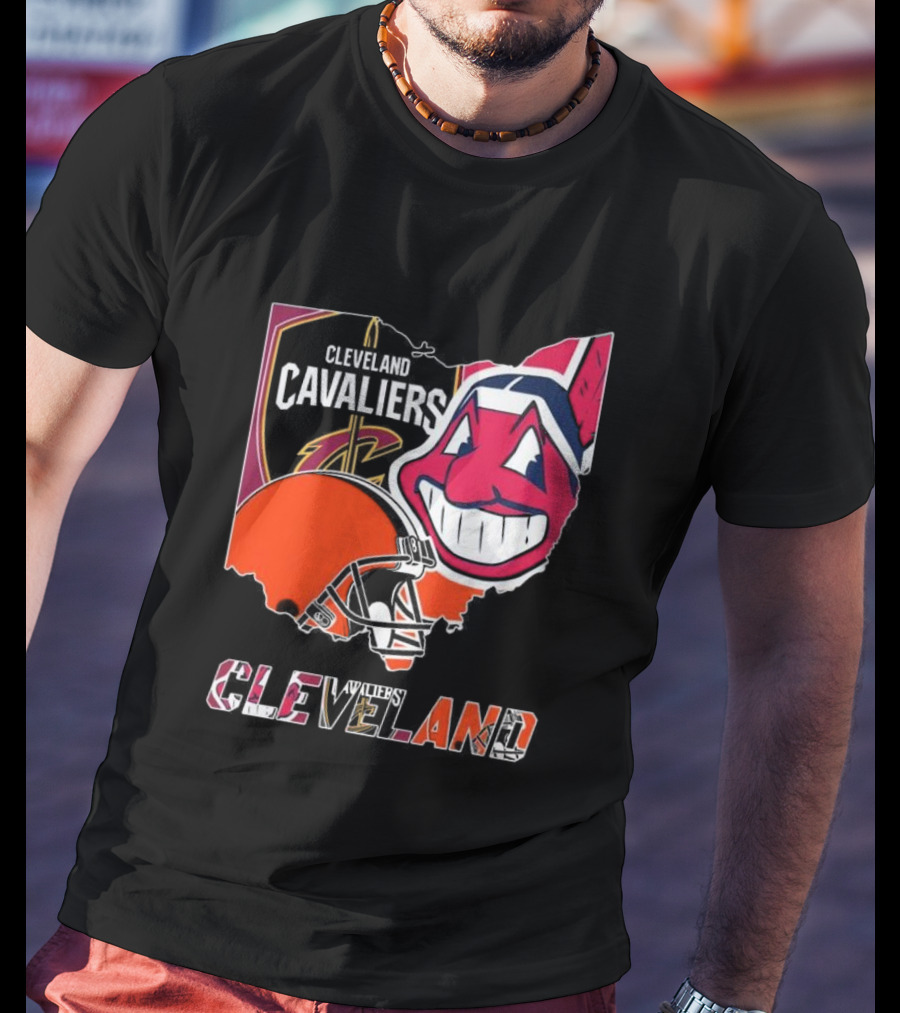 Cleveland Cavaliers Browns Indians Sports Team T-Shirt