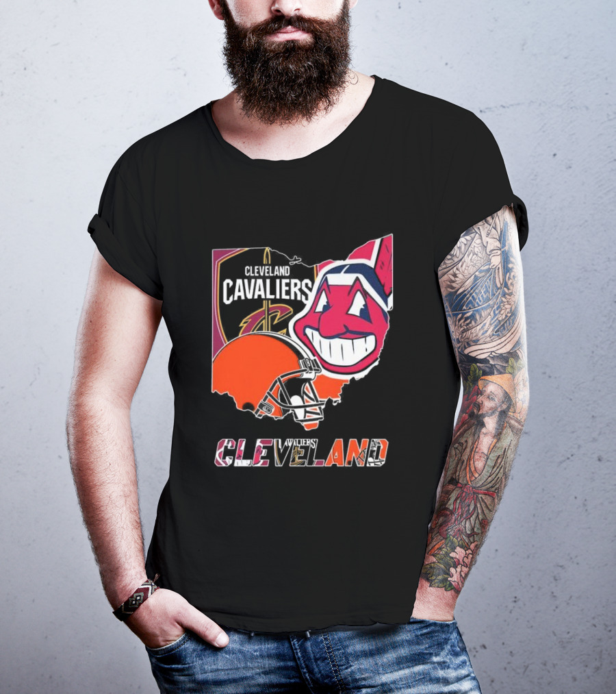 Cleveland Cavaliers Browns Indians Sports Team T-Shirt