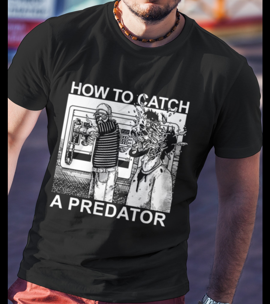 Gary Plauche How To Catch A Predator Graphic Comic T-Shirt