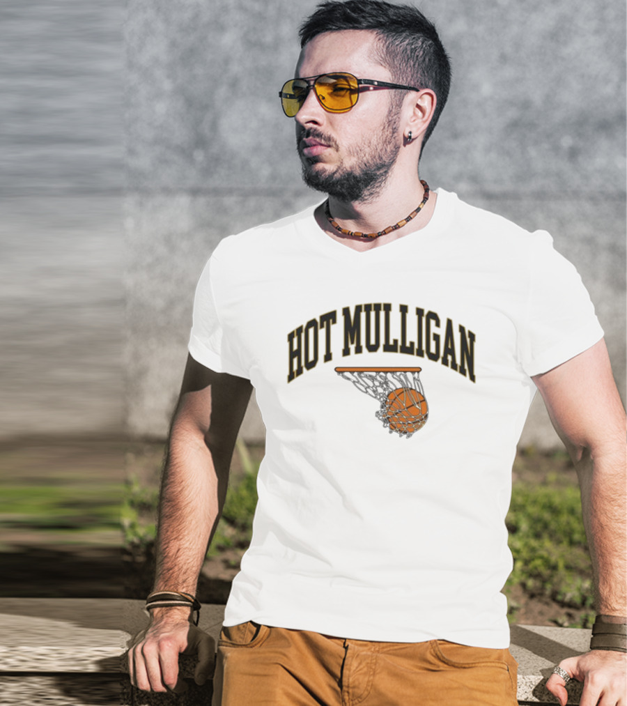 HOT MULLIGAN BASKETBALL HOOP AND BALL T-Shirt
